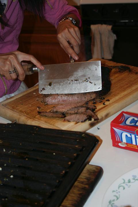 IMG_0714.jpg - my dad wanted the kids (my sister, my 2 cousins & me) to cook dinner. my sister though to make tacos.